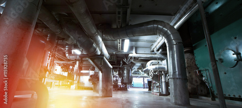 Industrial zone, Steel pipelines