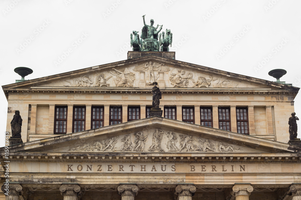 Obraz premium beautiful Konzerthaus Berlin at famous touristic square Gendarmenmarkt in Berlin