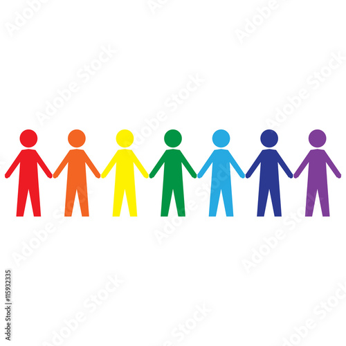 Rainbow people