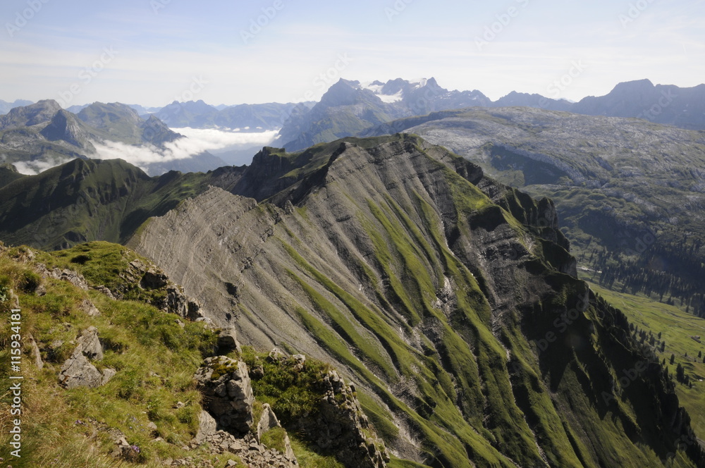 Obraz premium Blick vom Druesberg nach Osten