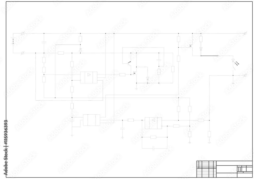 schematic diagram, power circuit