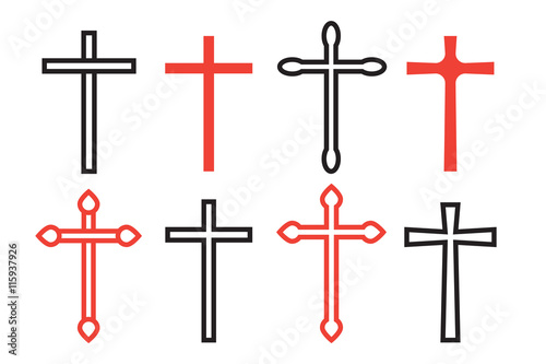 Illustration of crosses