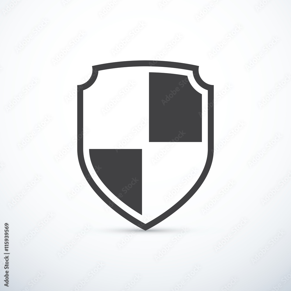 Vector shield icon Vector shield icon