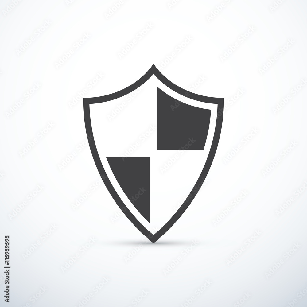 Vector shield icon Vector shield icon