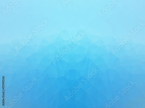 Turquoise blue gradient polygon shaped background
