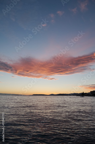 Sunset Over Split, Croatia Vertical