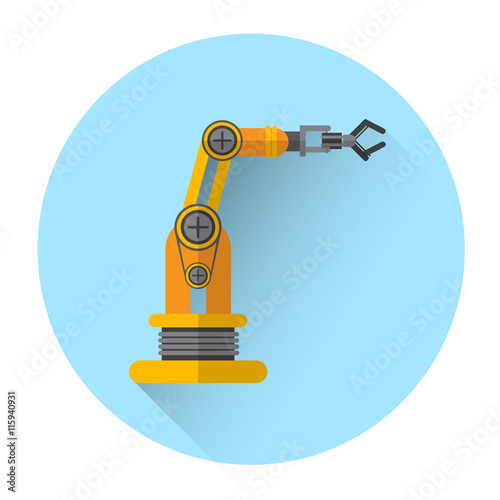 Modern Robot Hand Icon