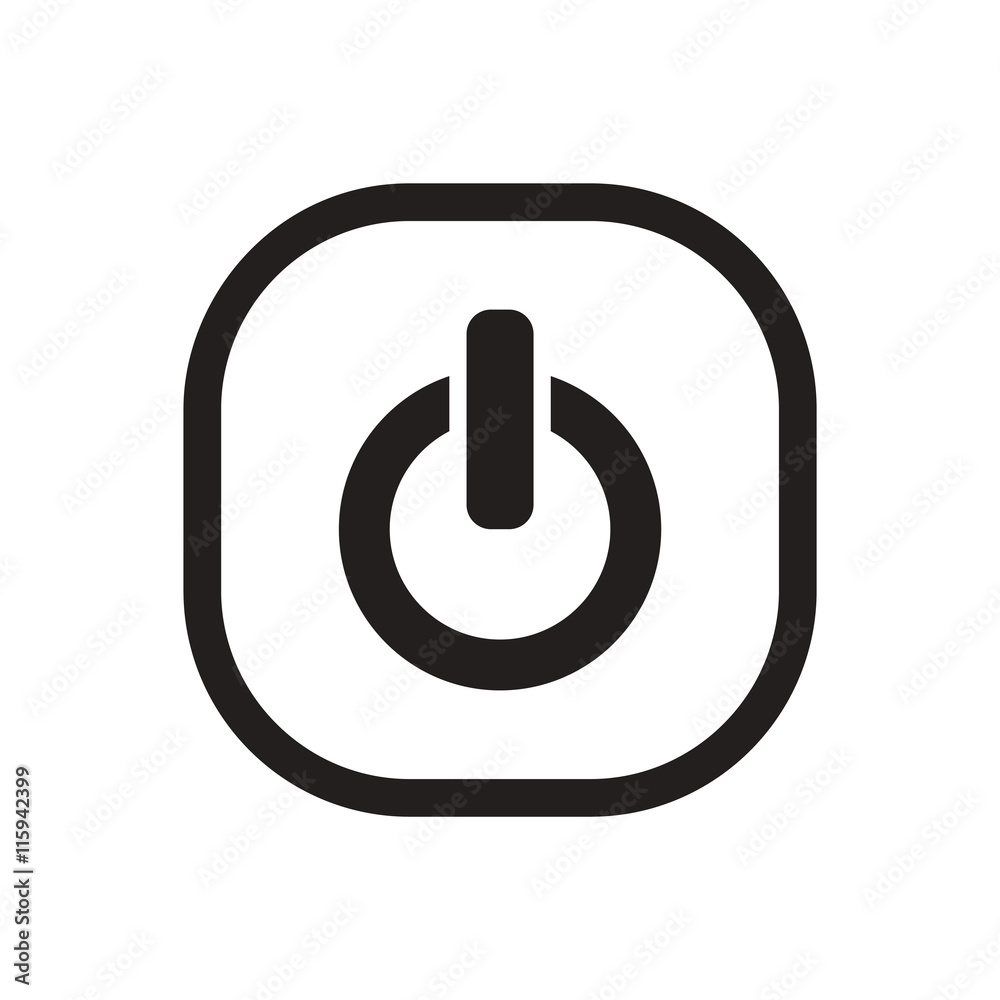 black vector icon on white background button music black vector icon on white background button music