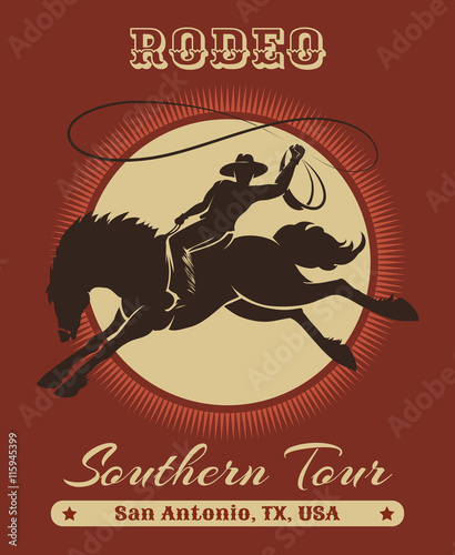 Rodeo Cowboy Poster