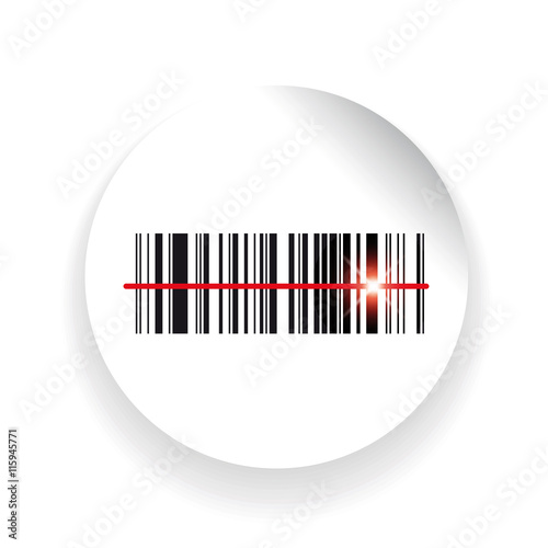 Barcode Icon label vector