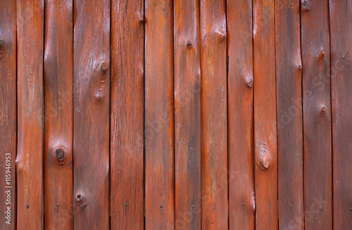 vertical wax brown plank wood texture background