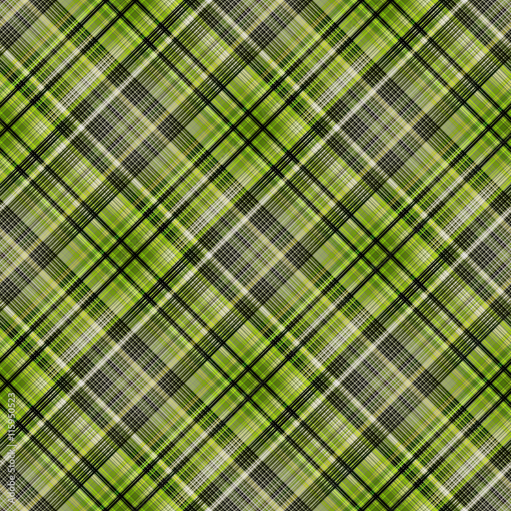 Checkered seamless pattern. Green, white and black cowboy ornament. Abstract symmetrical background. Vector eps10 Checkered seamless pattern. Green, white and black cowboy ornament. Abstract symmetrical background. Vector eps10