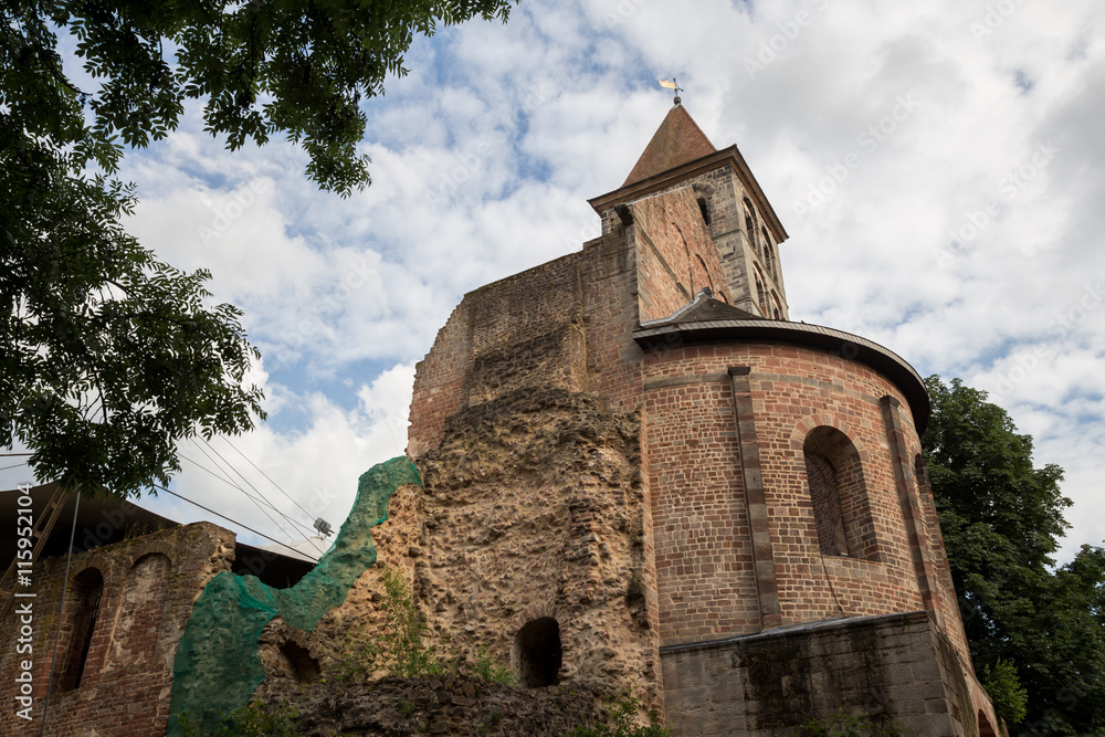 Fototapeta premium stiftsruine bad hersfeld hessen germany