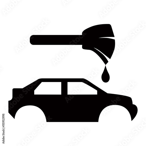 Car service - painting icon