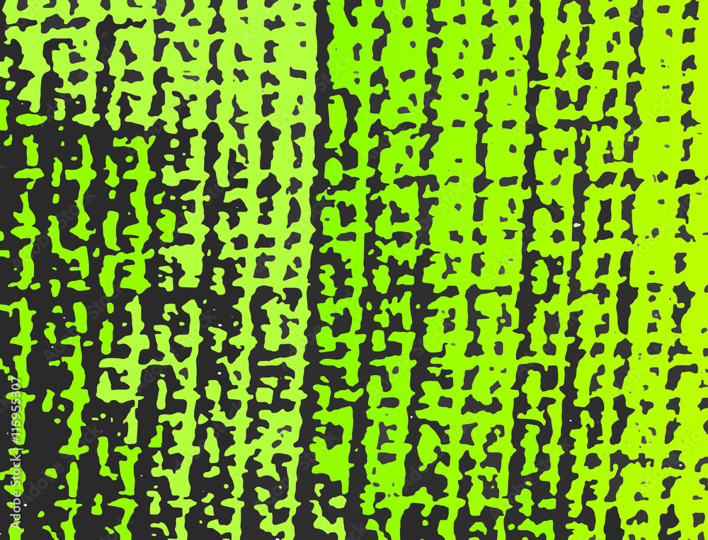 grade abstrata verde e preta
