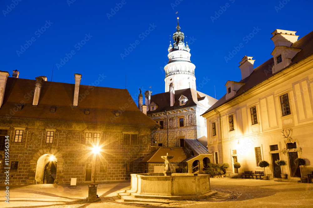 Old town in Cesky Krumlov, South Bohemia, Czech Republic