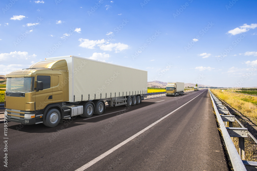3D rendering of generic transportation concept 3D rendering of generic transportation concept