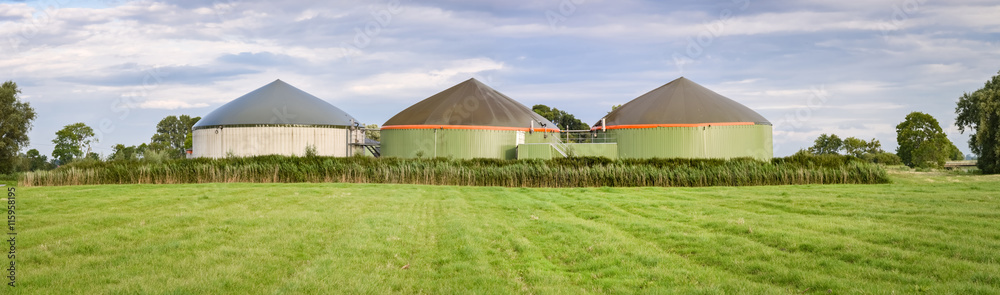 Biogasanlage, Panoramaaufnahme