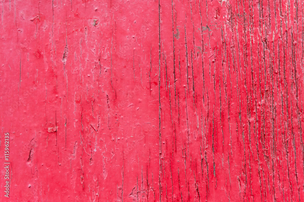 Old painted red wood texture