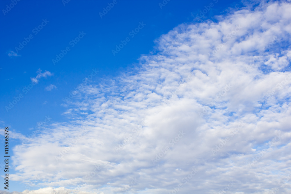 Clouds in the blue sky. Clouds in the blue sky.