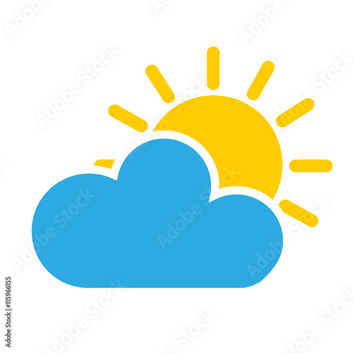sun cloud icon