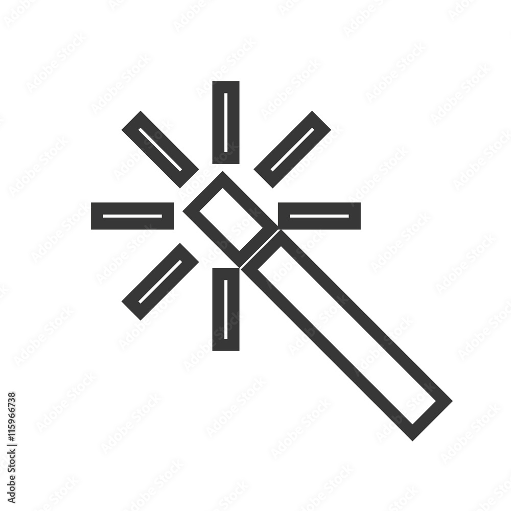 Fototapeta premium magic wand vector