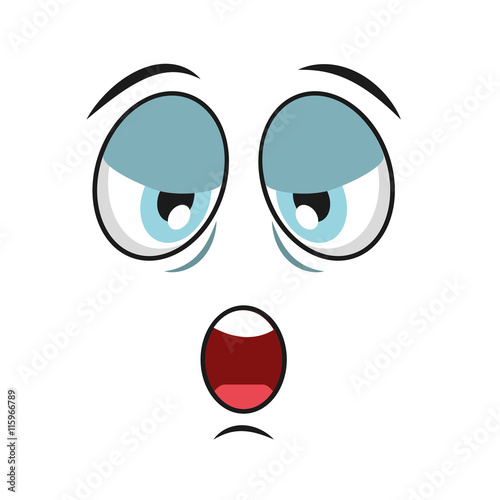 sleepy cartoon icon