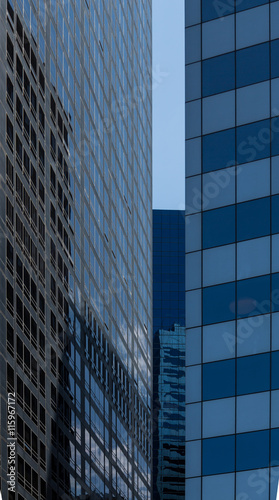 Detail of skyscraper in New York City  USA