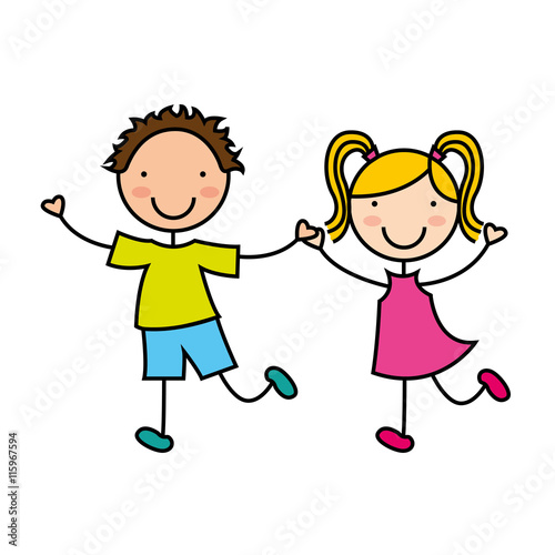 cartoon kids icon