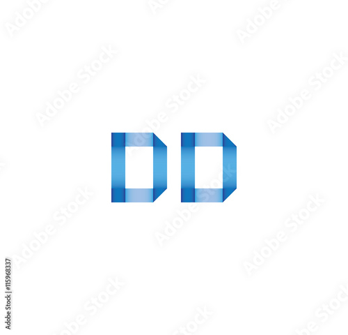 Free Download dd initial simple modern blue  - GFXLoad