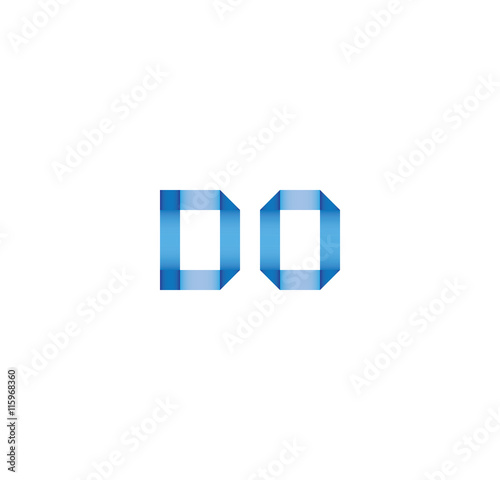 Free Download do initial simple modern blue  - GFXLoad