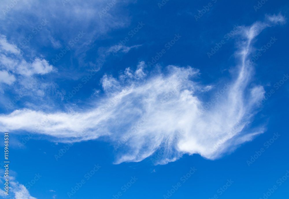 Blue sky with clouds Blue sky with clouds
