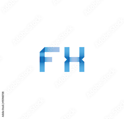 Free Download fx initial simple modern blue  - GFXLoad