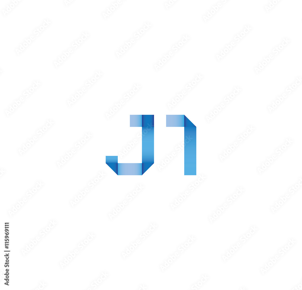 j1 initial simple modern blue j1 initial simple modern blue