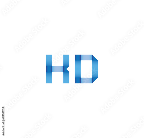 kd initial simple modern blue Free Download kd initial simple modern blue - GFXLoad