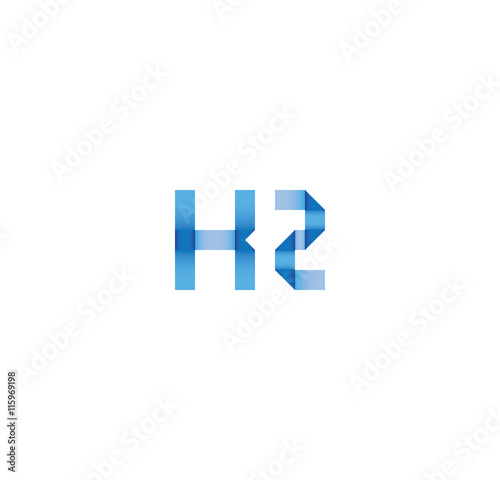 k2 initial simple modern blue 