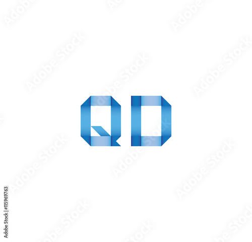 Free Download qd initial simple modern blue  - GFXLoad