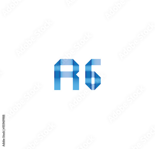 Free Download r6 initial simple modern blue  - GFXLoad