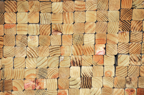cross section of stacking wood beam background