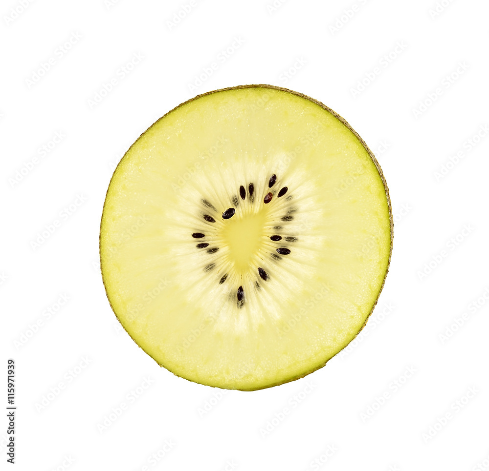 kiwi isolated on the white background kiwi isolated on the white background