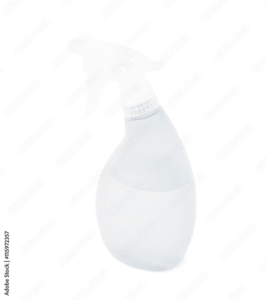 Plastic pulverizer spray isolated Plastic pulverizer spray isolated