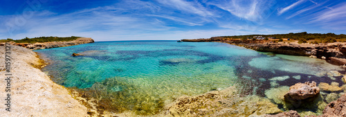 Sea bay on the island of Mallorca. Blue Lagoon © luchschenF