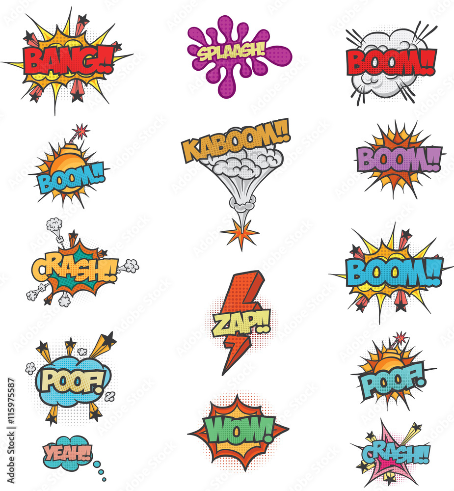 Obraz premium Comic speech