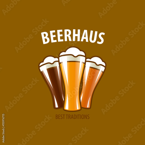 vector beer logo