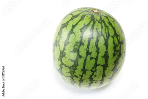 Japanese watermelon fruit isolated  2