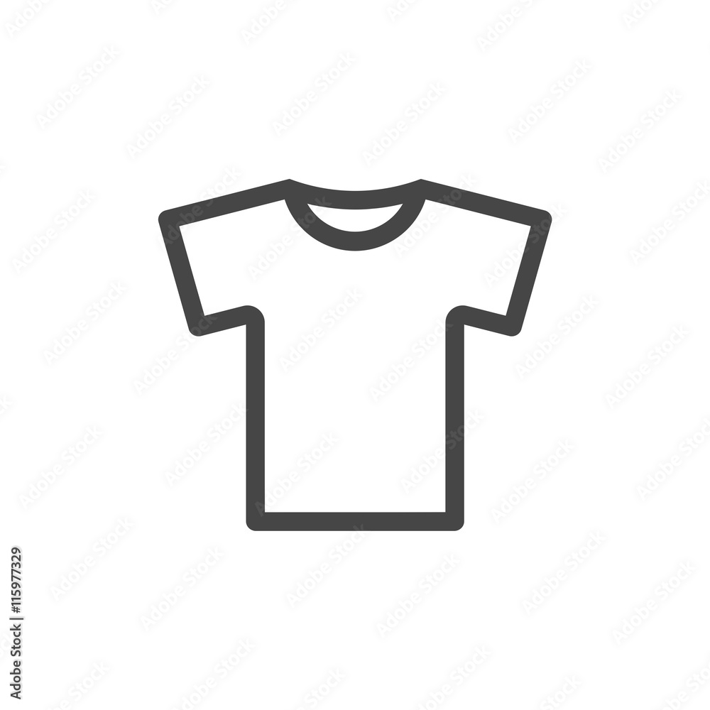 T-shirt vector icon, Vector Blank Tshirt Icon Symbol T-shirt vector icon, Vector Blank Tshirt Icon Symbol