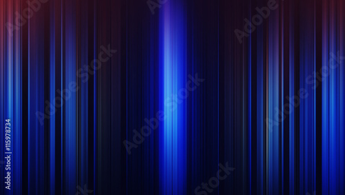 Horizontal vivid varitone dark contrast curtains center ray of l