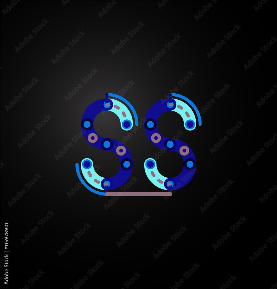 Line letter design Line letter design