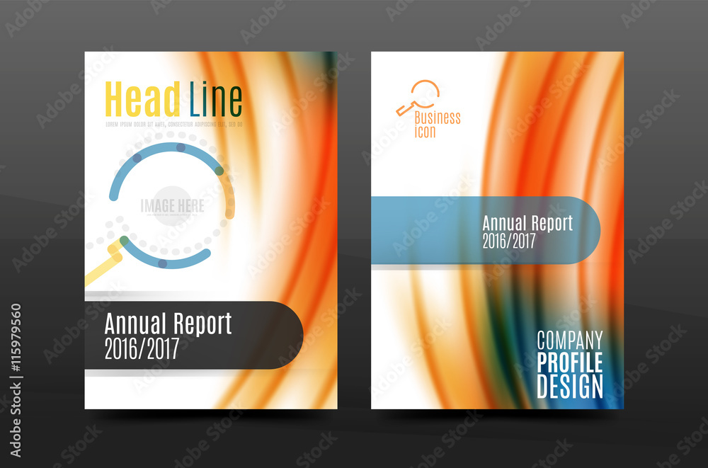 A4 size annual report business flyer cover A4 size annual report business flyer cover