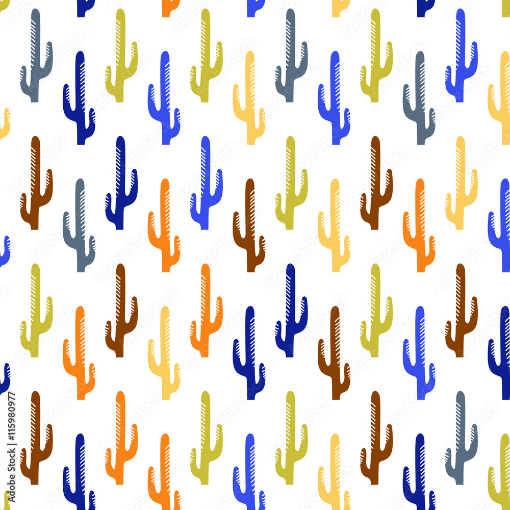 Cactus seamless pattern Cactus seamless pattern